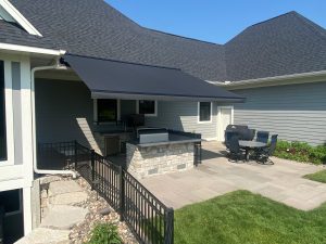 Sunesta Awning - Black Frame - Prior Lake